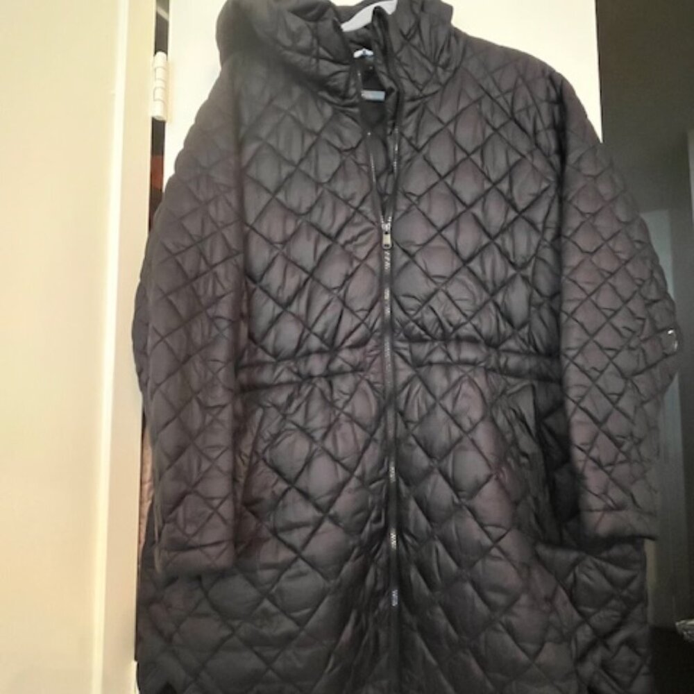 Athleta Whisper Featherless Puffer Parka LIKE NEW - Black - 1X
